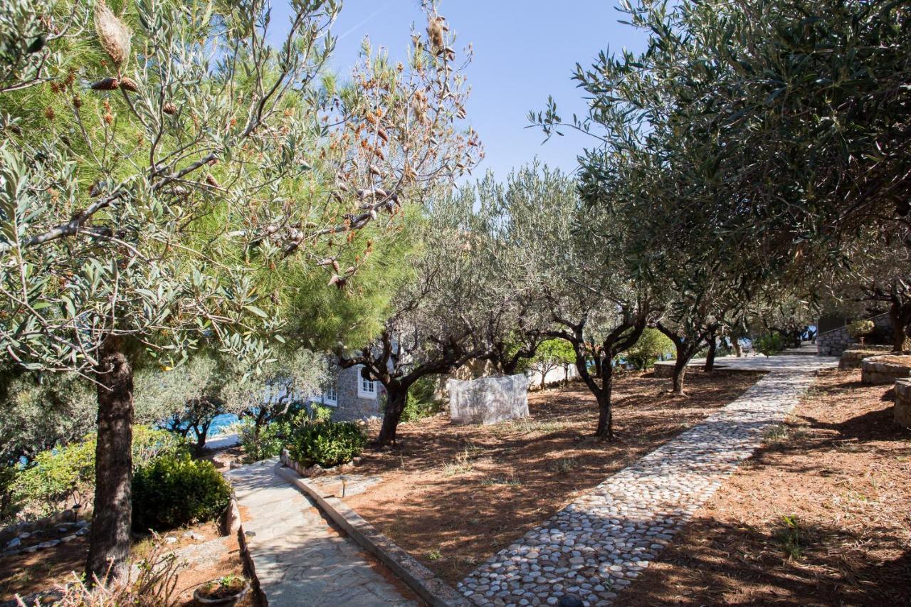 Lady Of Hydra Villa, Sea Front View, Private Beach Екстер'єр фото
